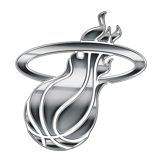 Miami Heat Silver Logo iron on paper